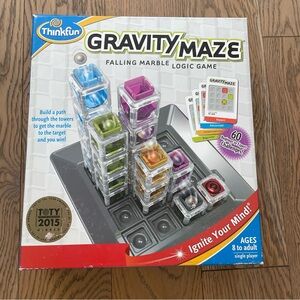 ThinkFun Gravity Maze Falling Marble Logic Game
